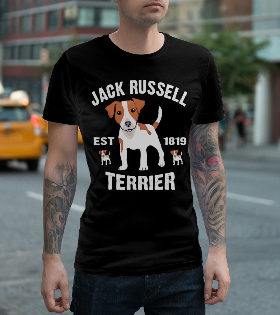 Jack Russell Terrier Est 1819 Fans T-Shirt