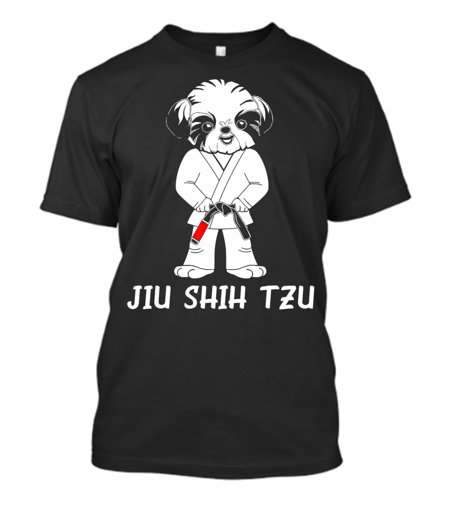 Jiu Jitsu BJJ Shih Tzu Martial Arts Jiu Shih Tzu T-Shirt