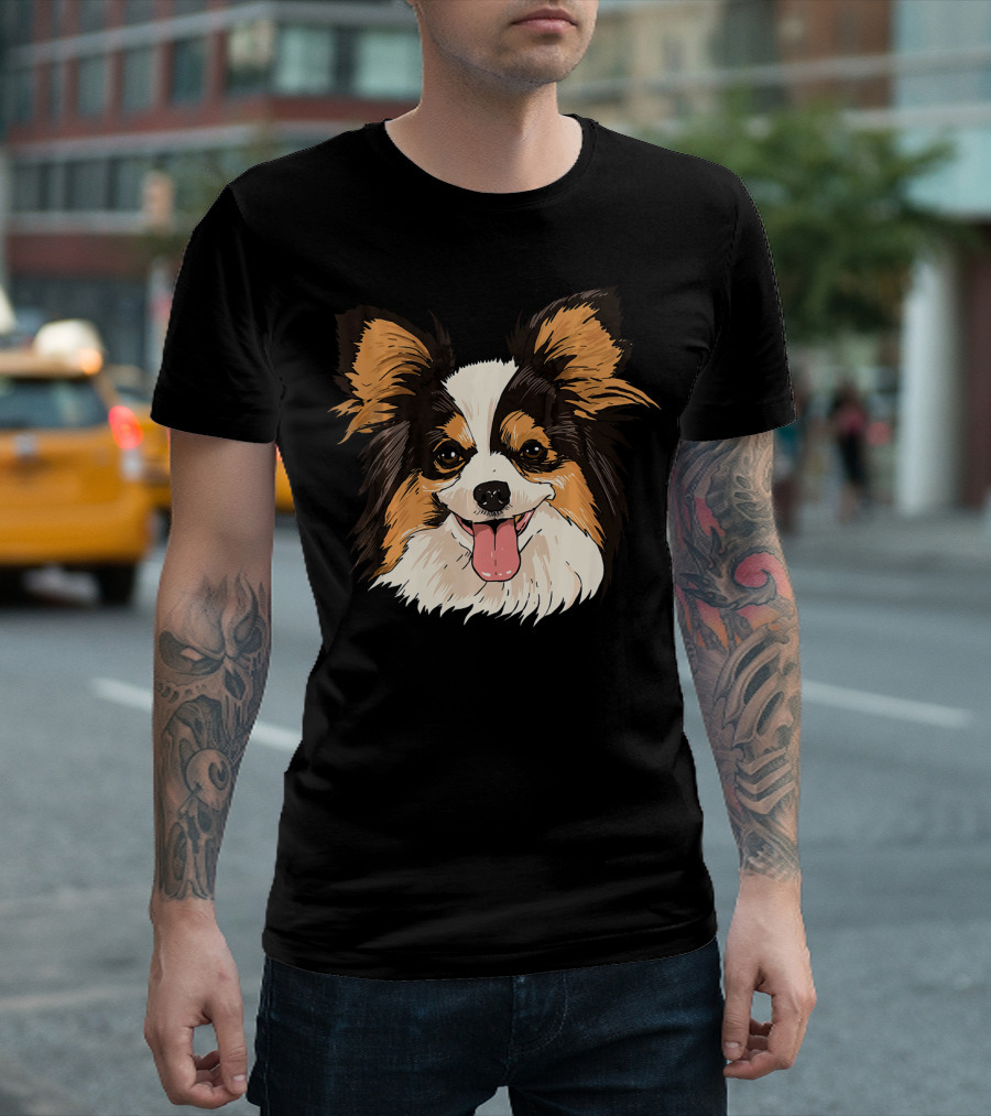 Papillon Dog Lover Cute Breed Enthusiast T-Shirt