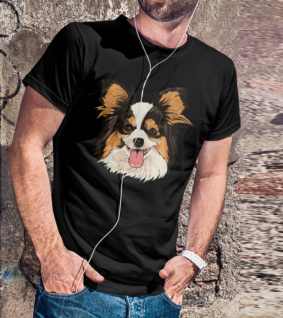 Papillon Dog Lover Cute Breed Enthusiast T-Shirt