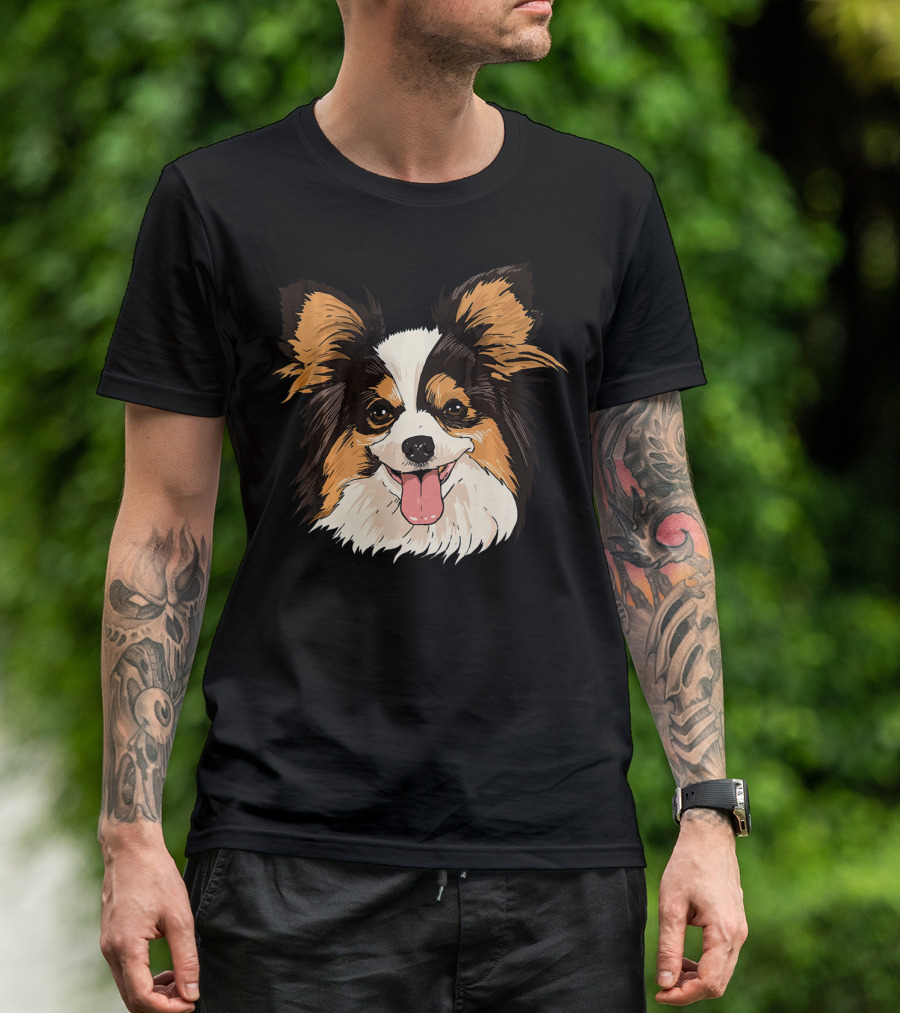 Papillon Dog Lover Cute Breed Enthusiast T-Shirt
