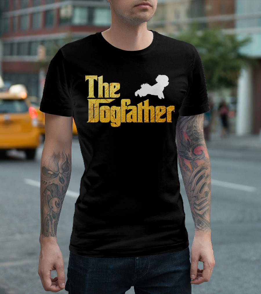The Dogfather Maltese Dog T-Shirt