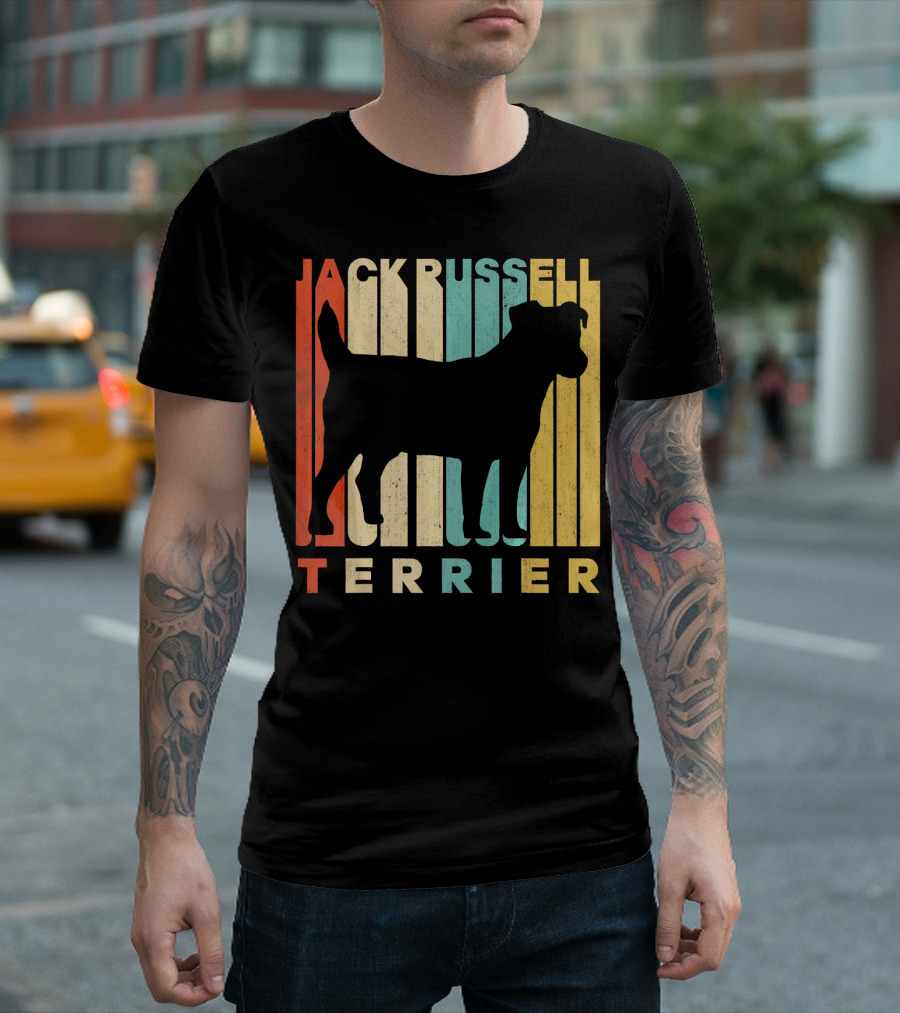 Vintage Retro Jack Russell Terrier T-Shirt