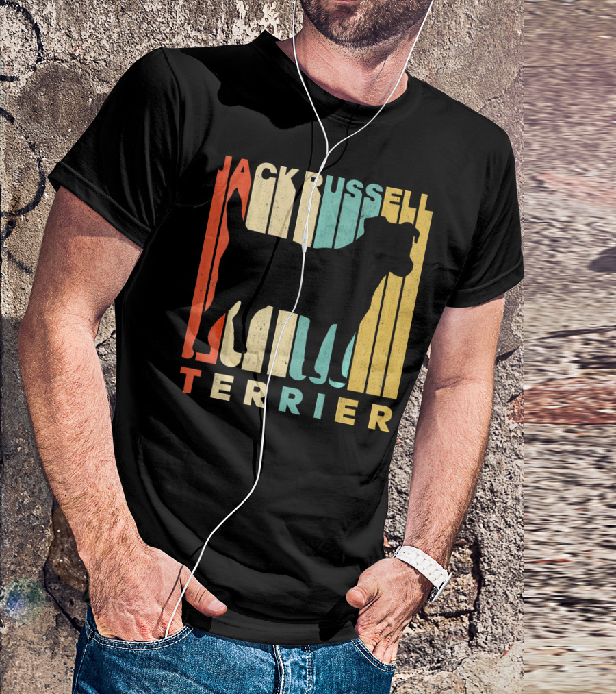 Vintage Retro Jack Russell Terrier T-Shirt