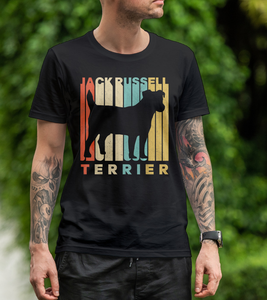 Vintage Retro Jack Russell Terrier T-Shirt