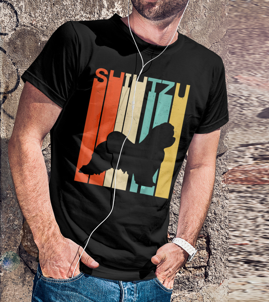 Shih Tzu Retro Vintage T-Shirt