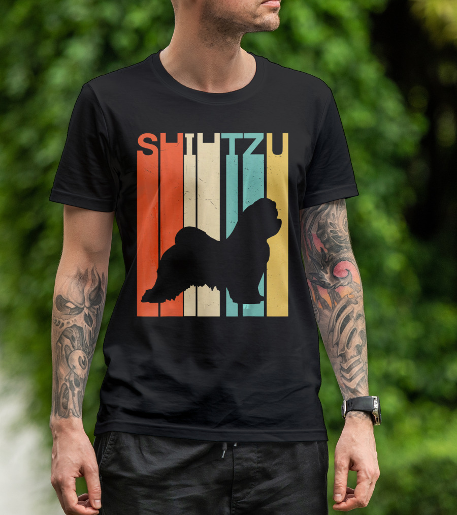 Shih Tzu Retro Vintage T-Shirt