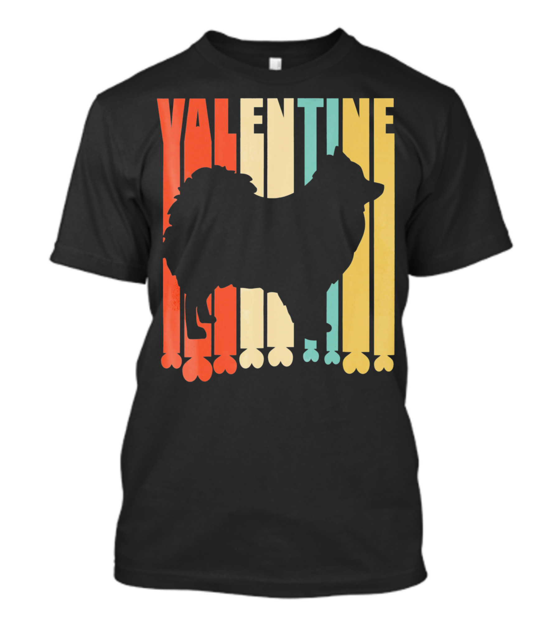 Pomeranian Heart Valentine Vintage T-Shirt