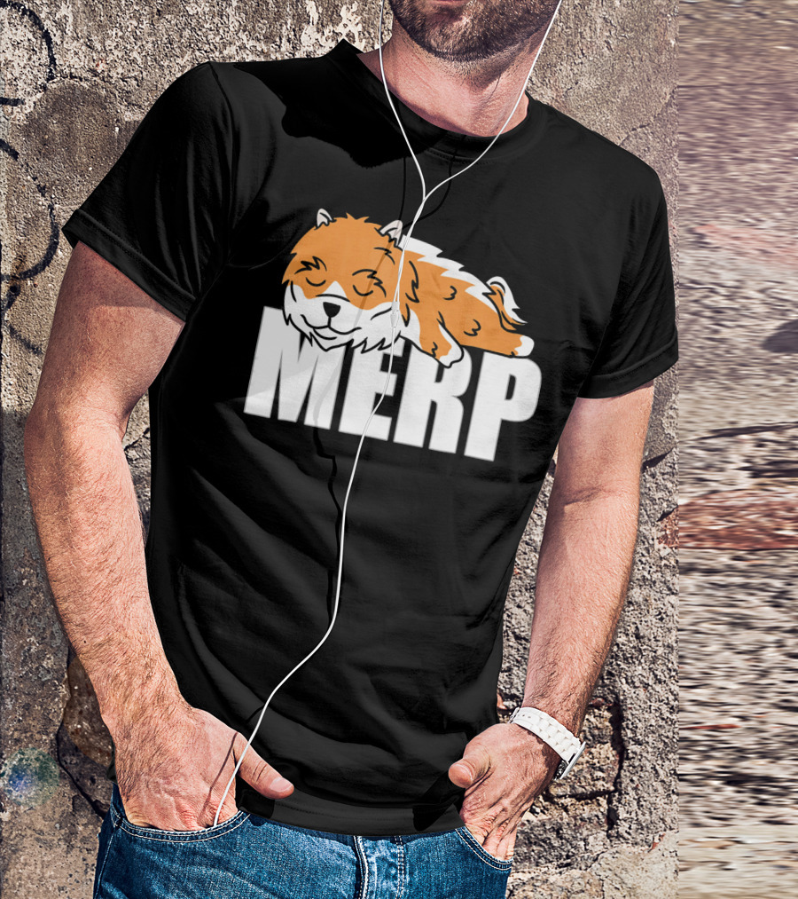 Pomeranian Merp Meme Dog Internet Humor T-Shirt