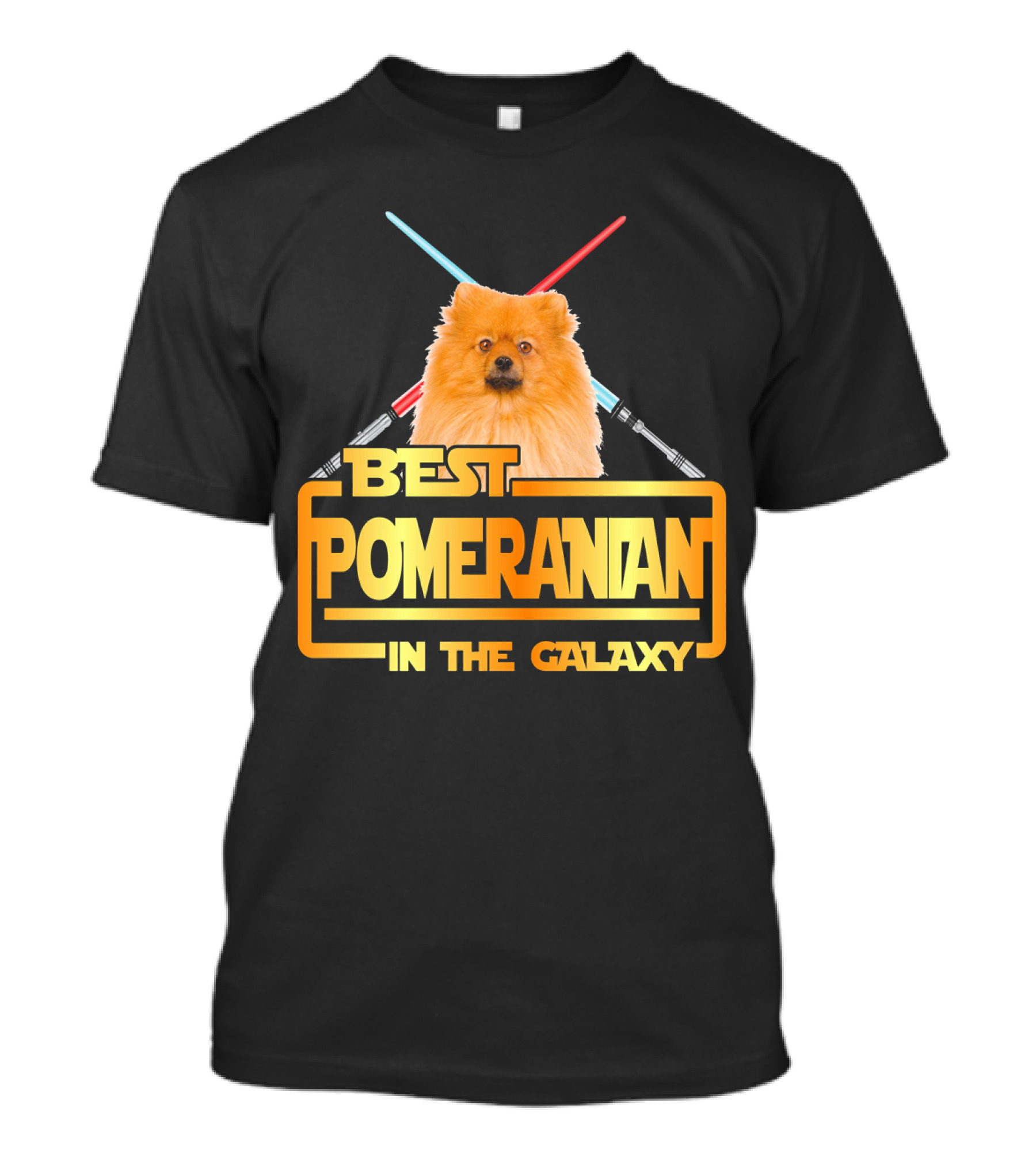 Best Pomeranian In The Galaxy Lightsabers T-Shirt