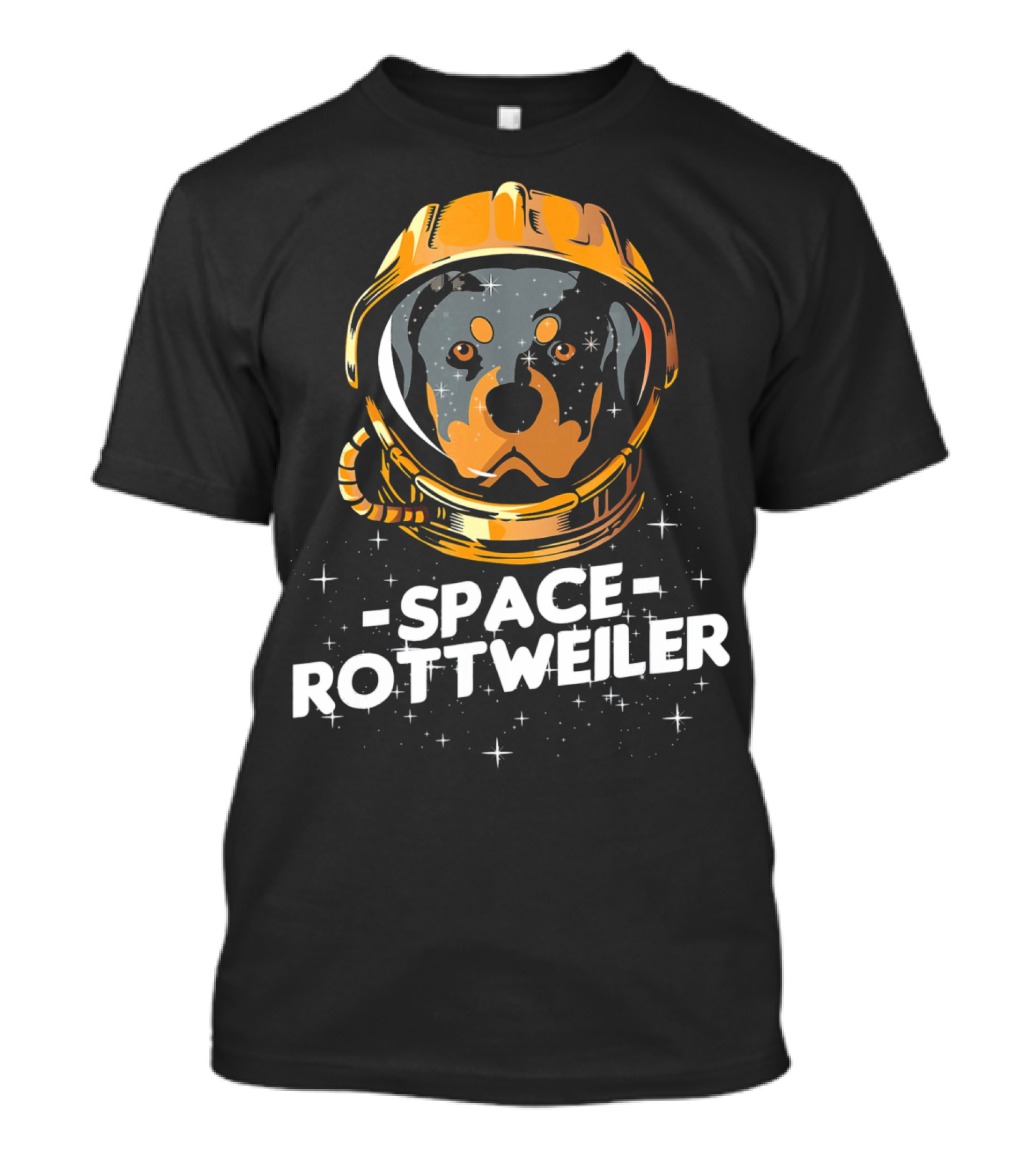Space Rottweiler Outer Space Suit Canine Adventure T-Shirt