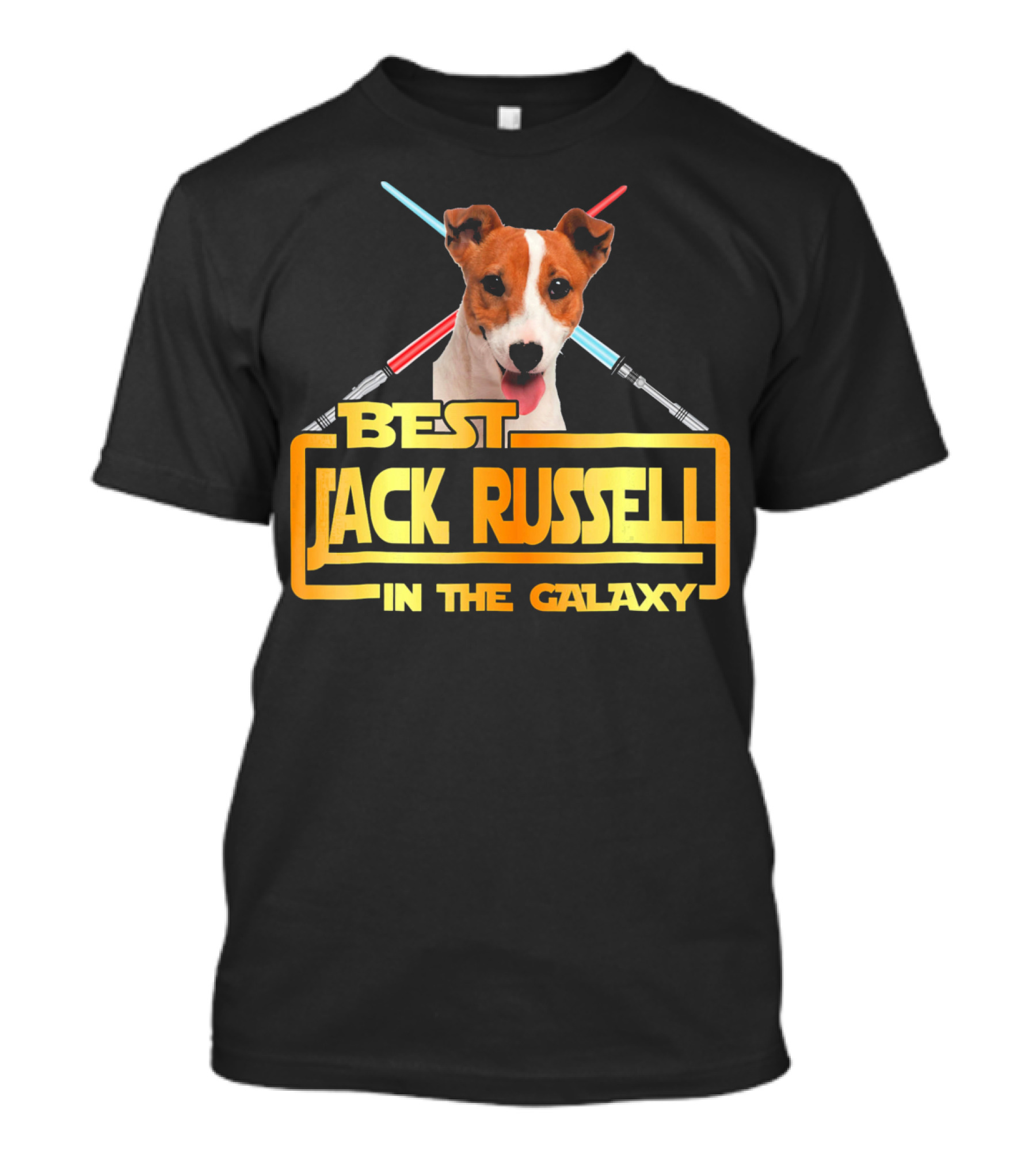 Best Jack Russell In The Galaxy With Lightsabers T-Shirt