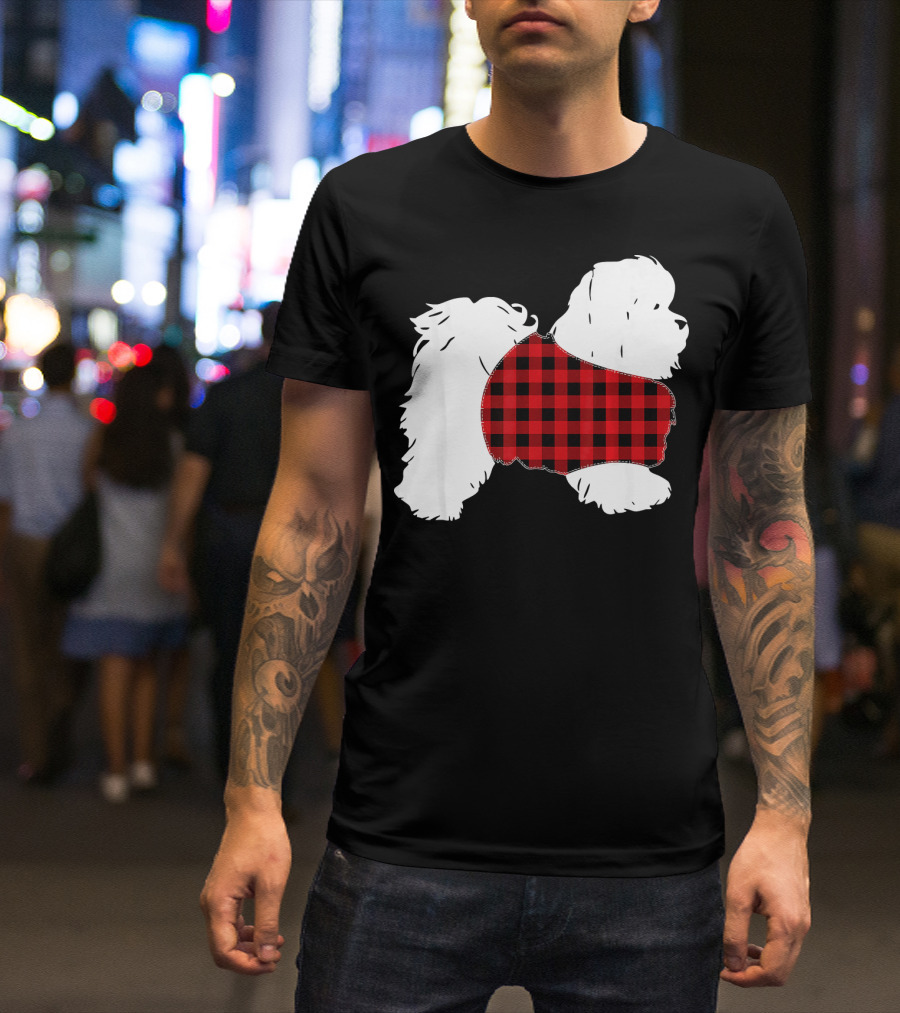 SHIH TZU Lover Dog Plaid T-Shirt