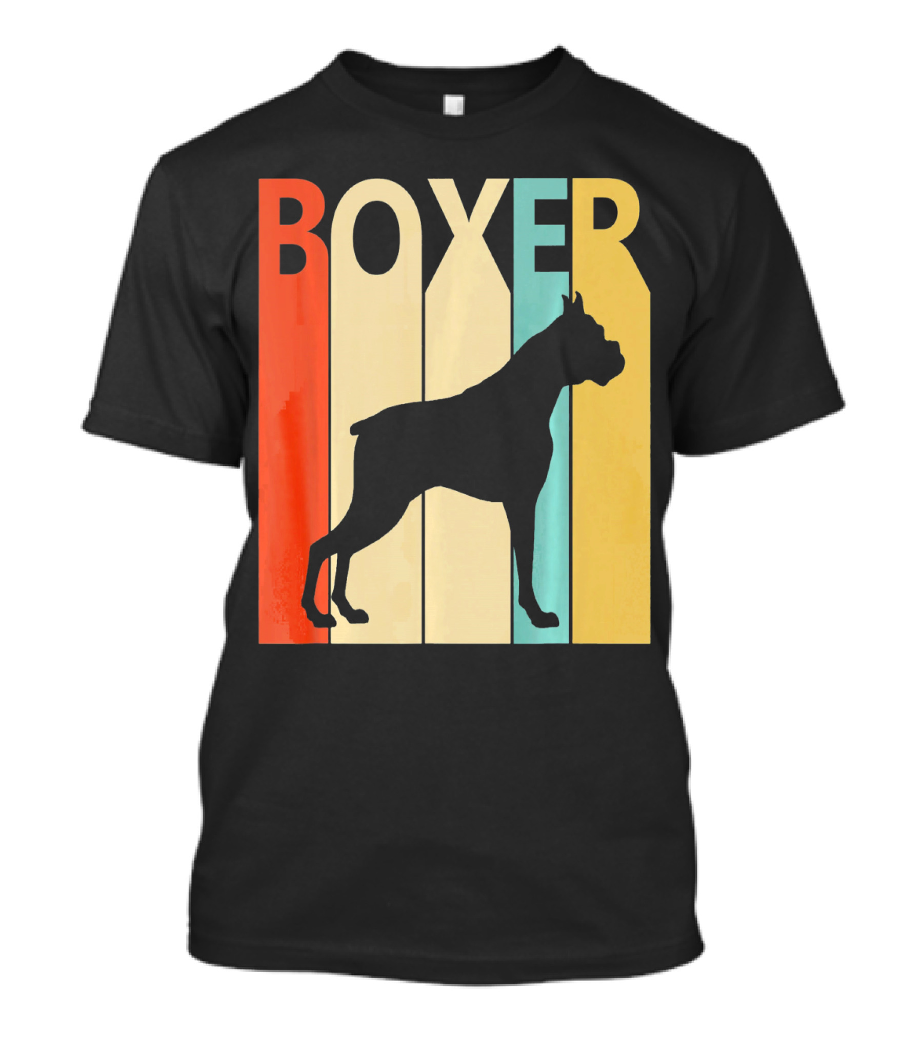 Boxer Dog Dad Vintage Boxer T-Shirt