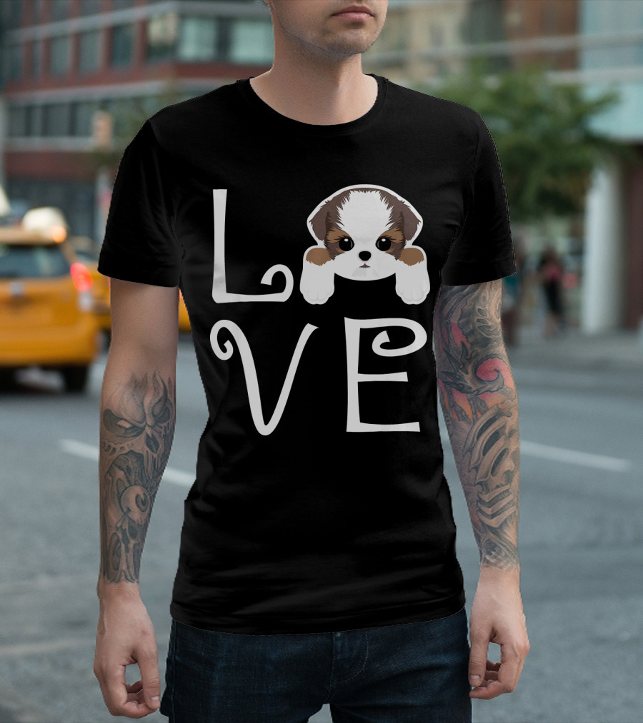 Shih Tzu Love Dog Owner Puppy T-Shirt