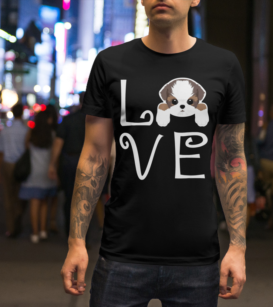 Shih Tzu Love Dog Owner Puppy T-Shirt