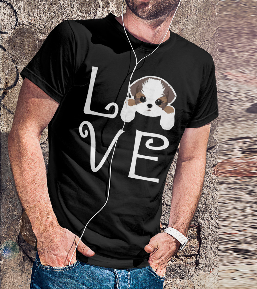 Shih Tzu Love Dog Owner Puppy T-Shirt