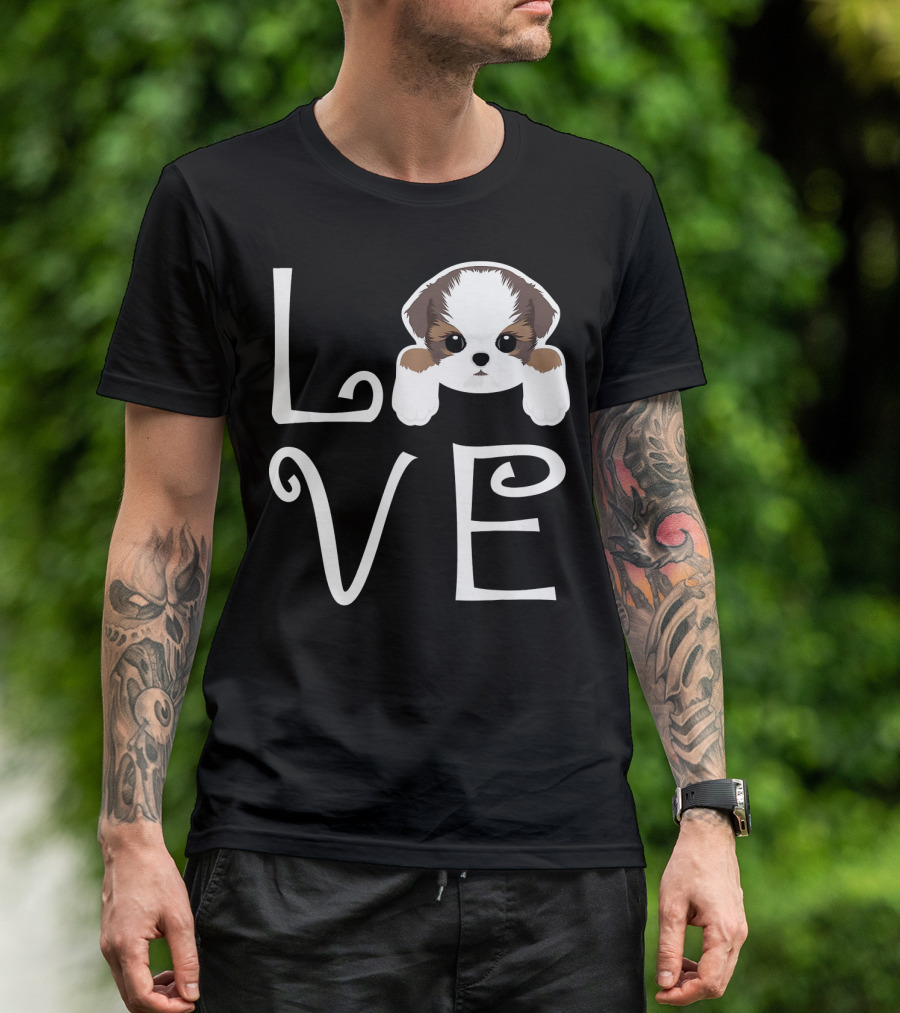 Shih Tzu Love Dog Owner Puppy T-Shirt