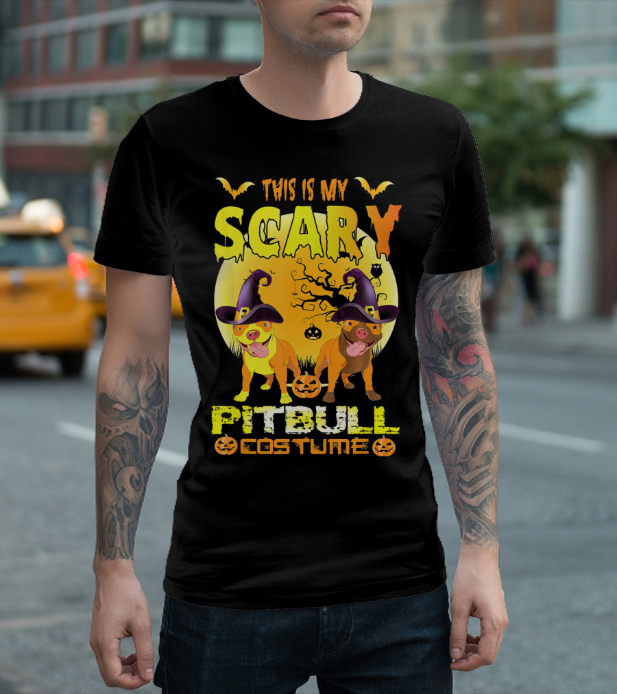 This Is My Scary Pitbull Costume T-Shirt