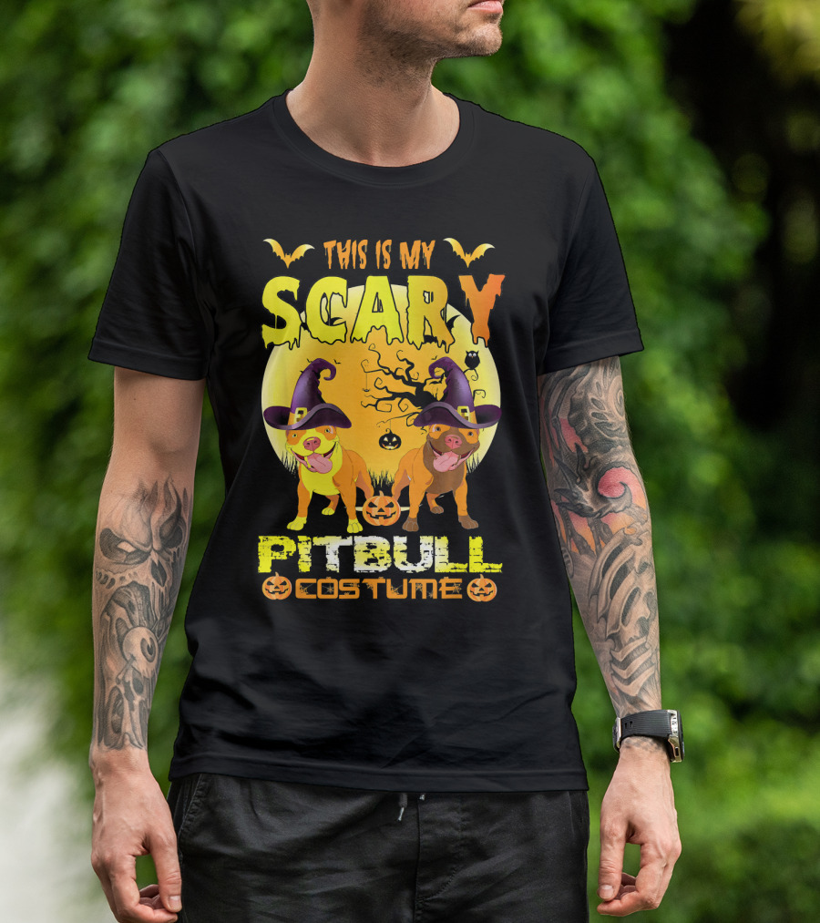 This Is My Scary Pitbull Costume T-Shirt