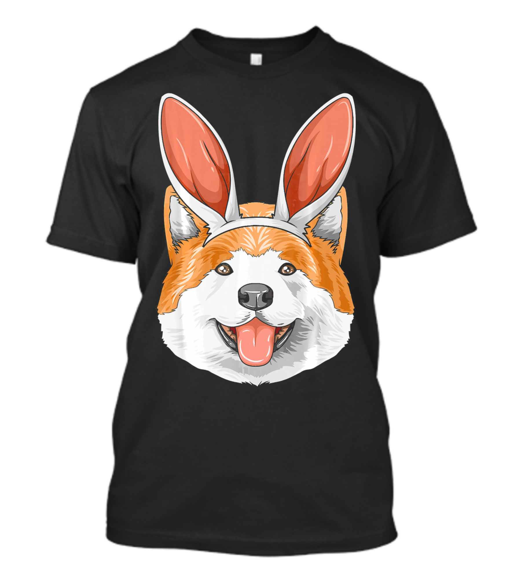 Akita Bunny Ears Easter Akita Dog T-Shirt