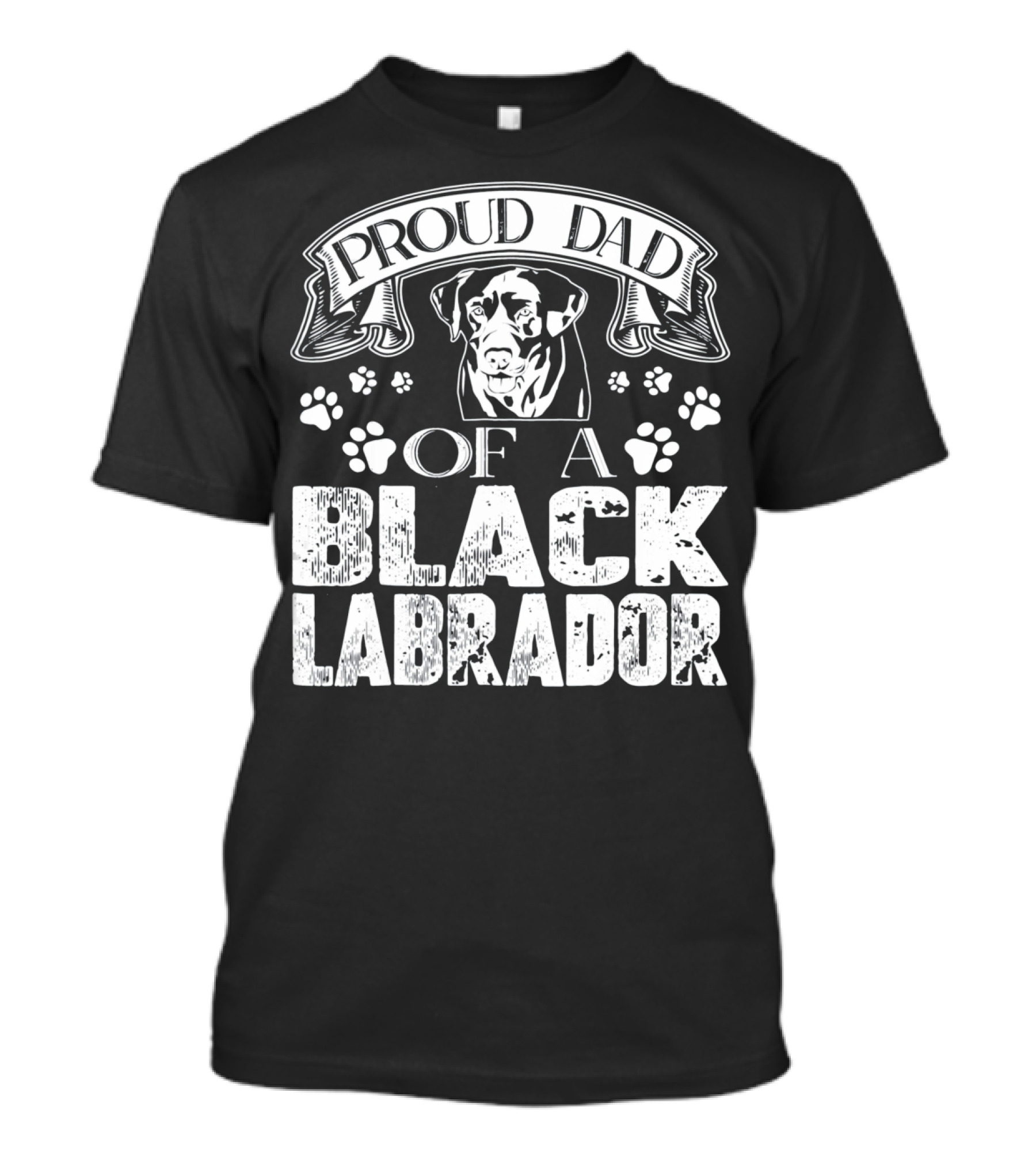 Proud Dad Of A Black Labrador T-Shirt