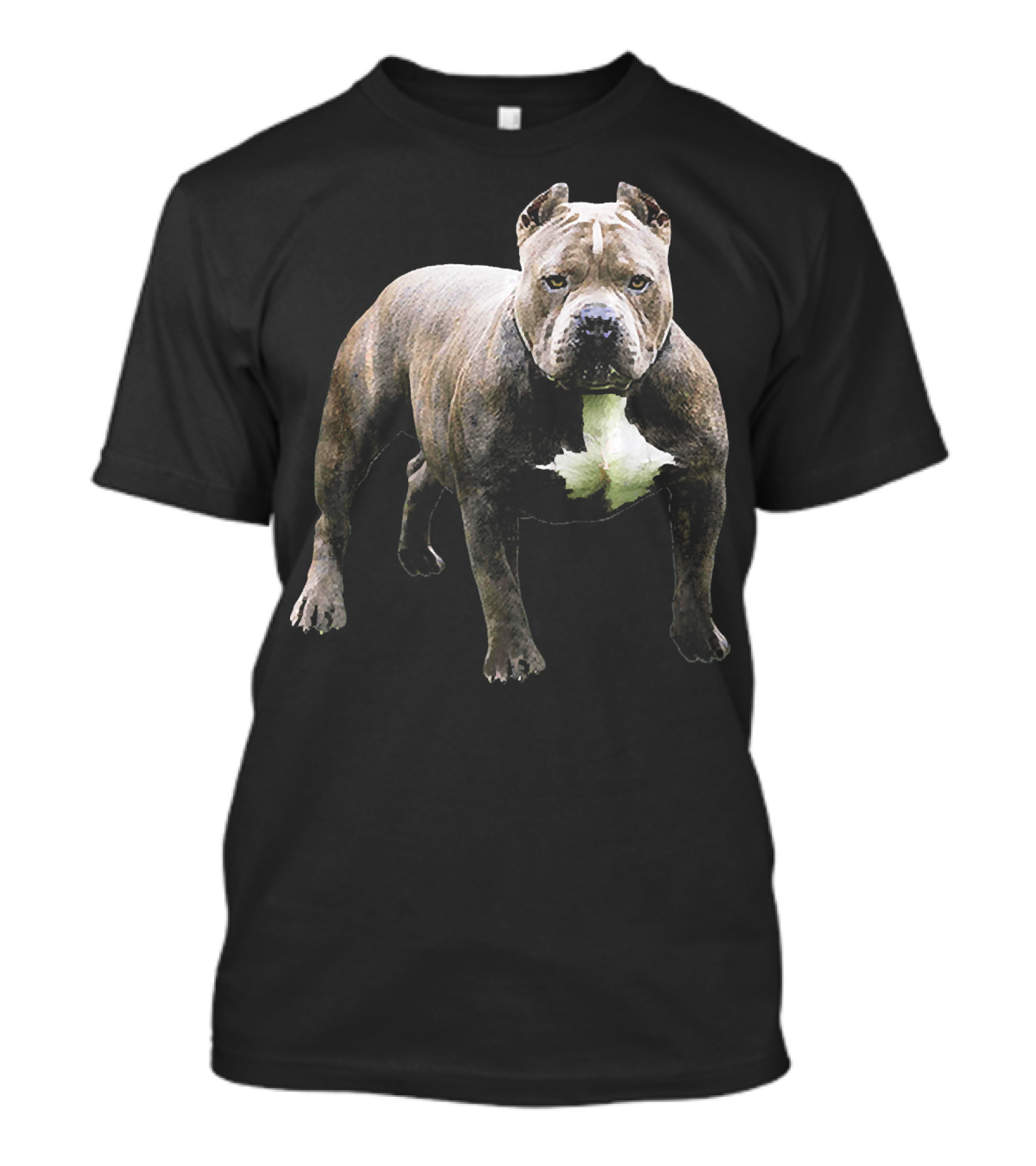 Angry Pitbull Pit Bull Powerful Stance T-Shirt