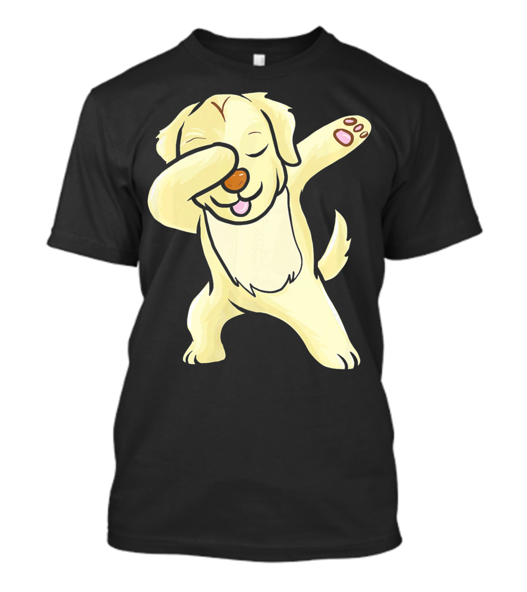 Dabbing Labrador Dog Paw Pose Fun Puppy Dance T-Shirt