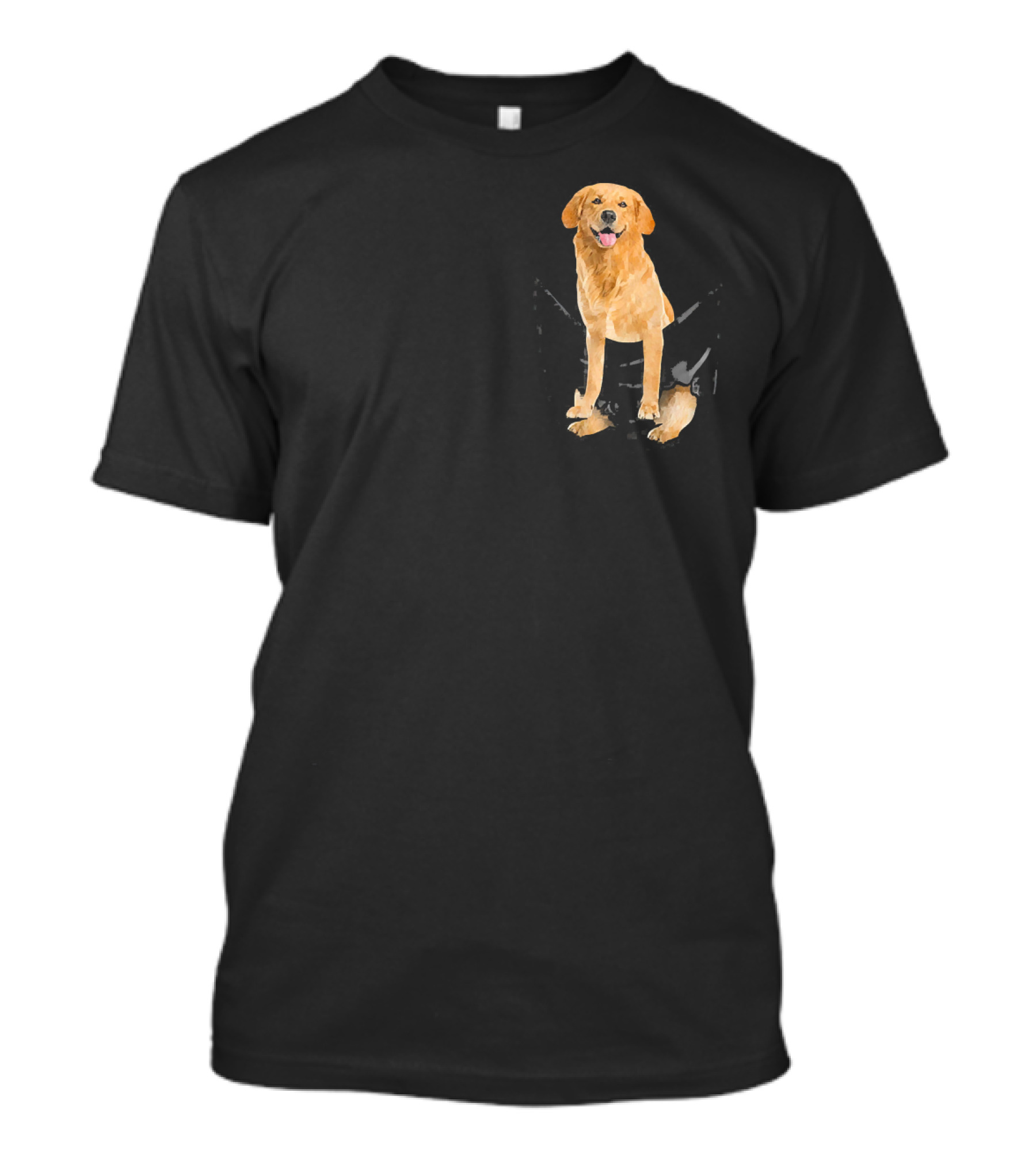 Golden Retriever In Your Pocket Dog Love T-Shirt