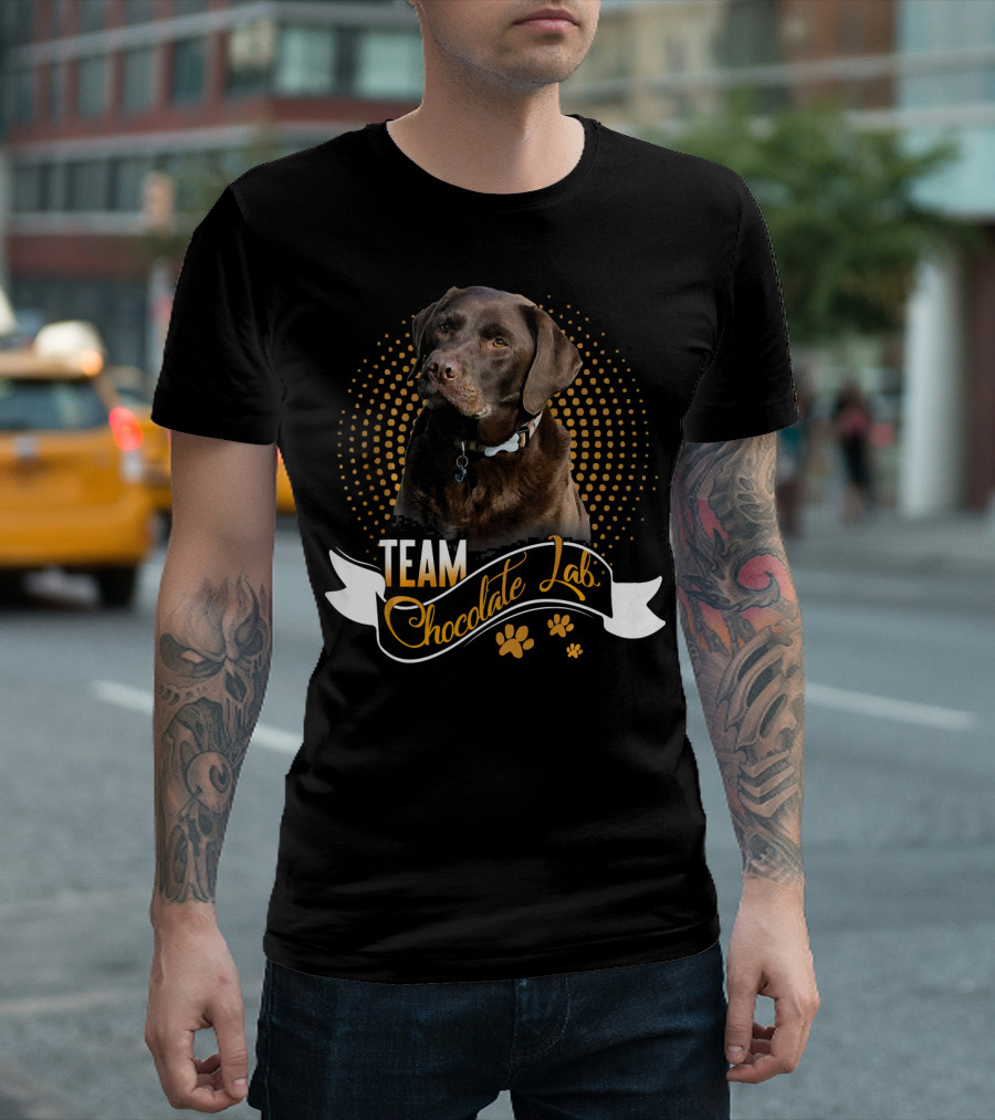 Team Chocolate Lab Labrador Retriever T-Shirt