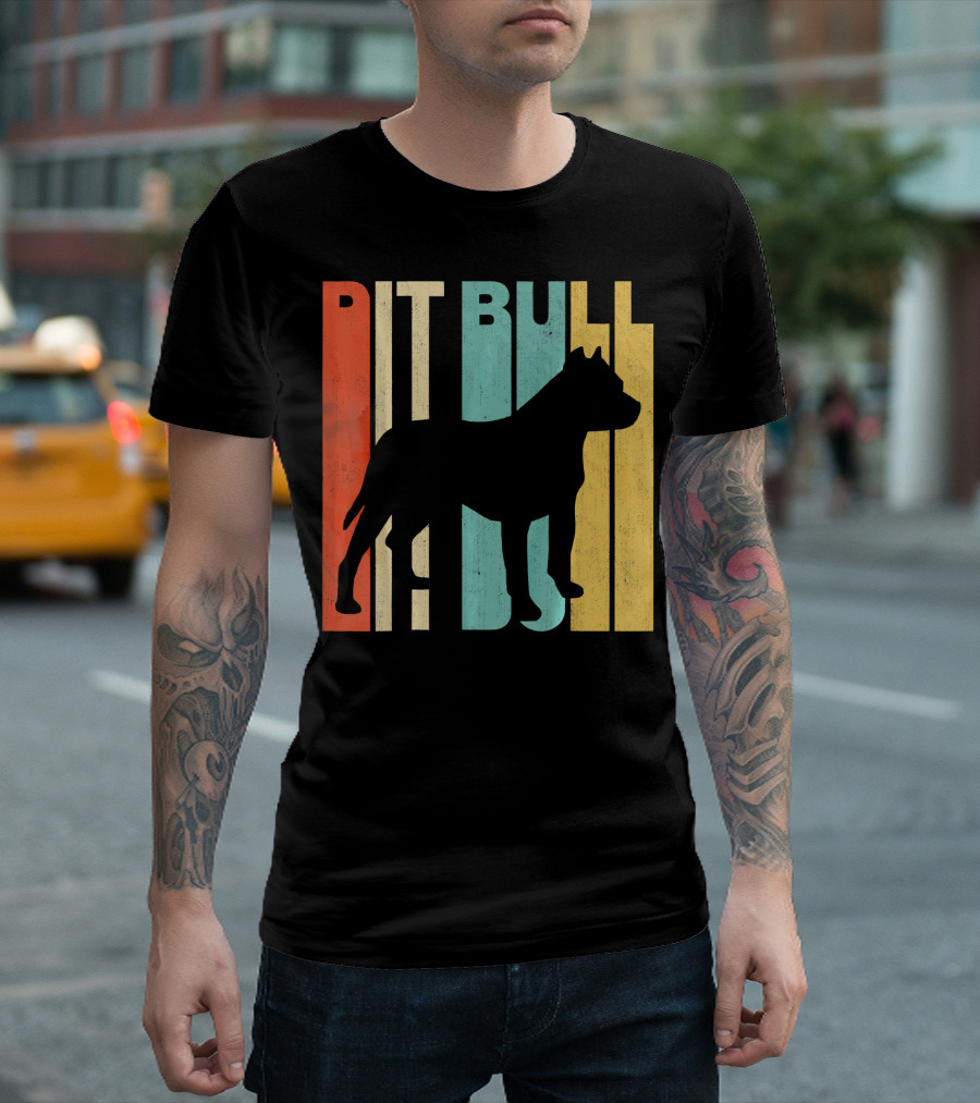 Pit Bull Vintage Retro T-Shirt