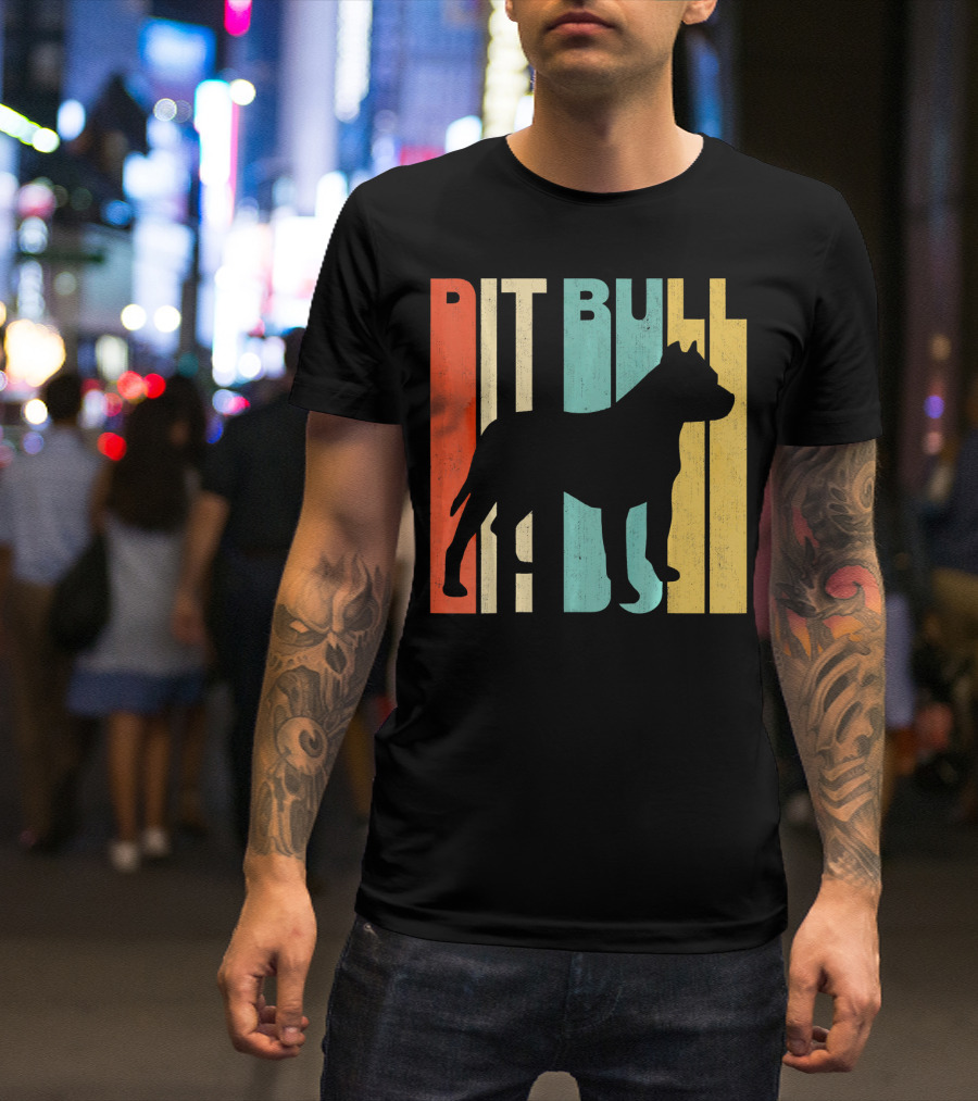Pit Bull Vintage Retro T-Shirt