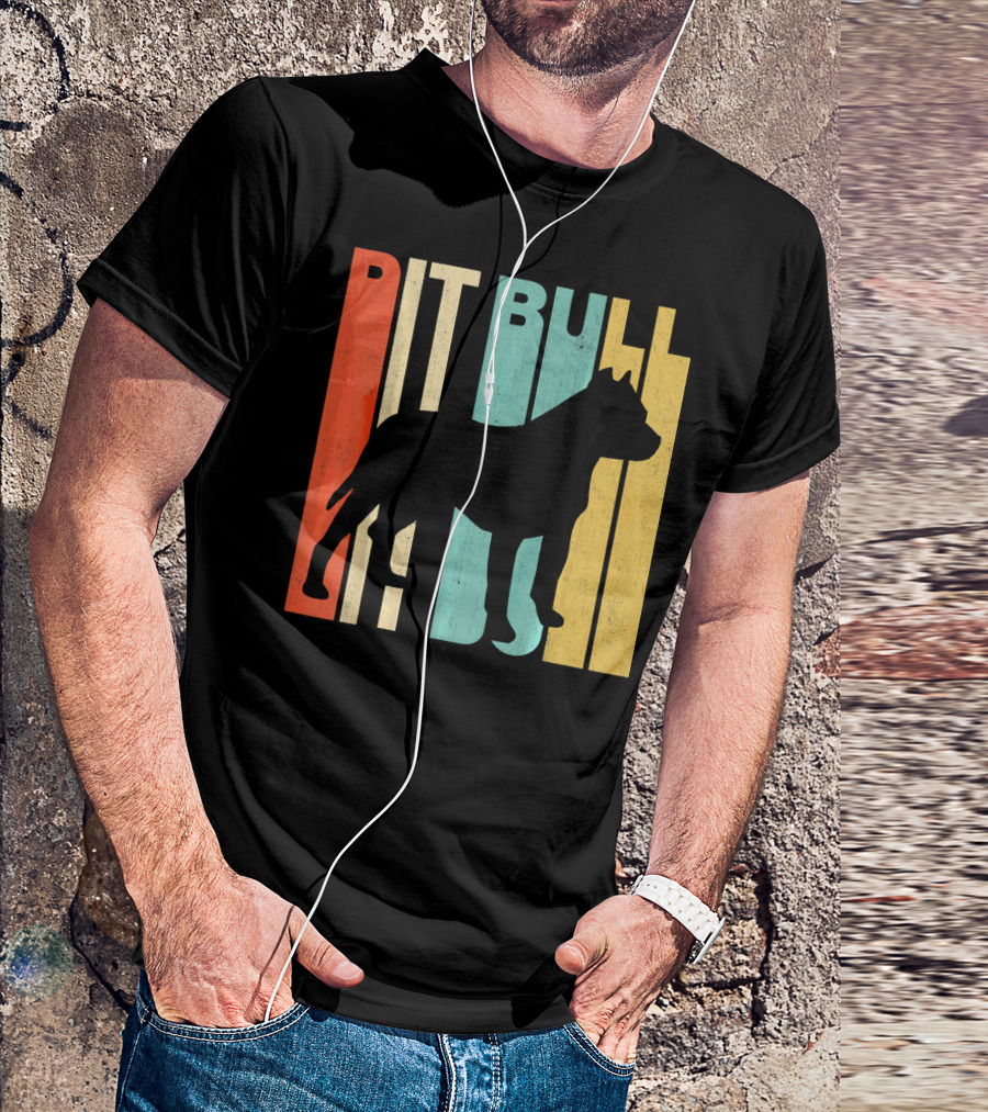 Pit Bull Vintage Retro T-Shirt