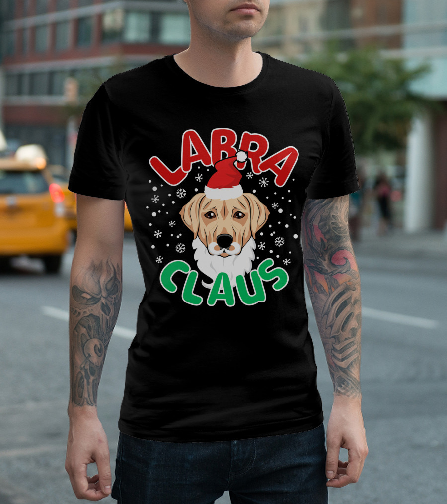 LABRA CLAUS Christmas Labrador Retriever T-Shirt
