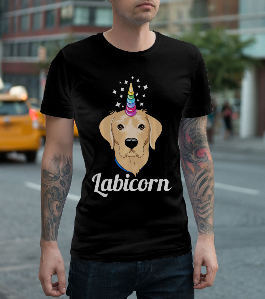 Labicorn Labrador Unicorn Dog Love Magic and Fantasy T-Shirt