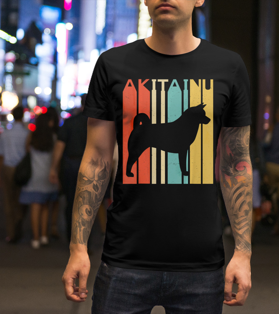 AKITA INU Retro Vintage T-Shirt