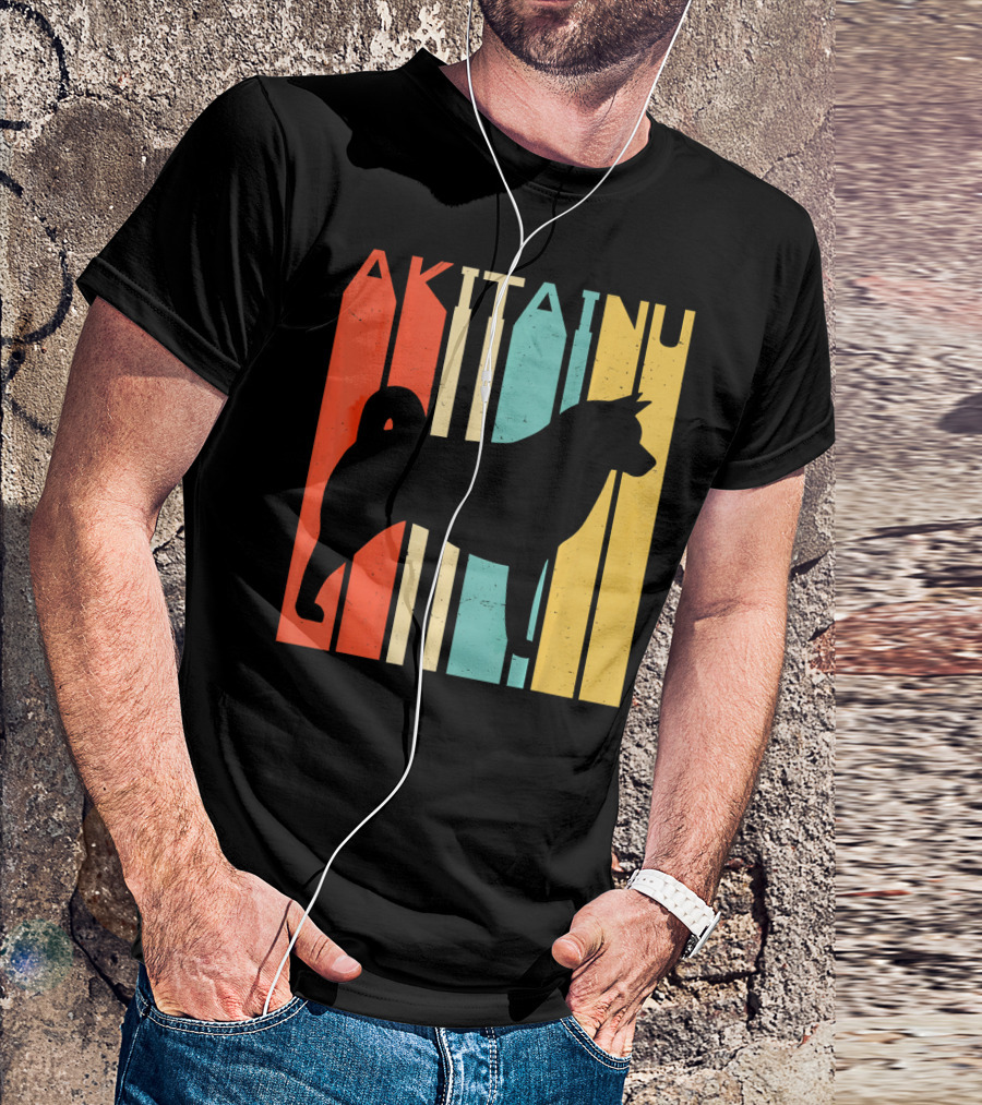 AKITA INU Retro Vintage T-Shirt