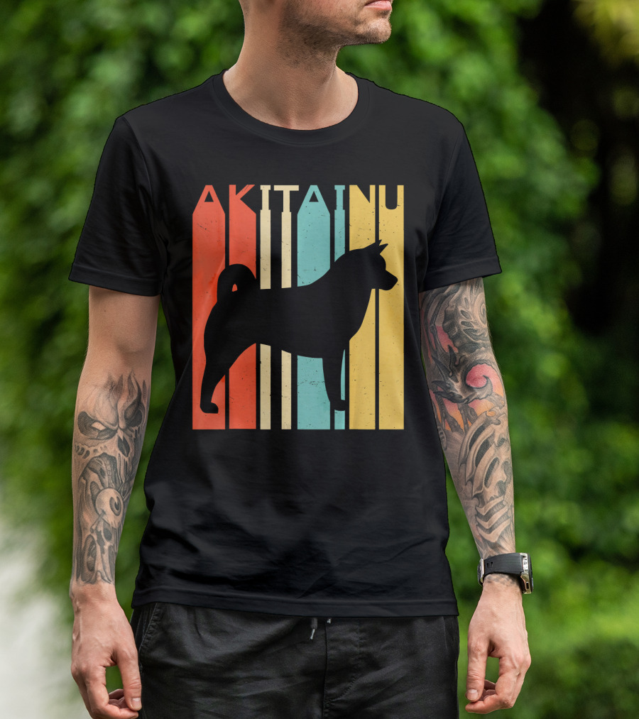 AKITA INU Retro Vintage T-Shirt