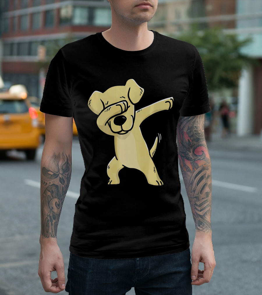 Labrador Kids Funny Dabbing Labrador Pajama T-Shirt