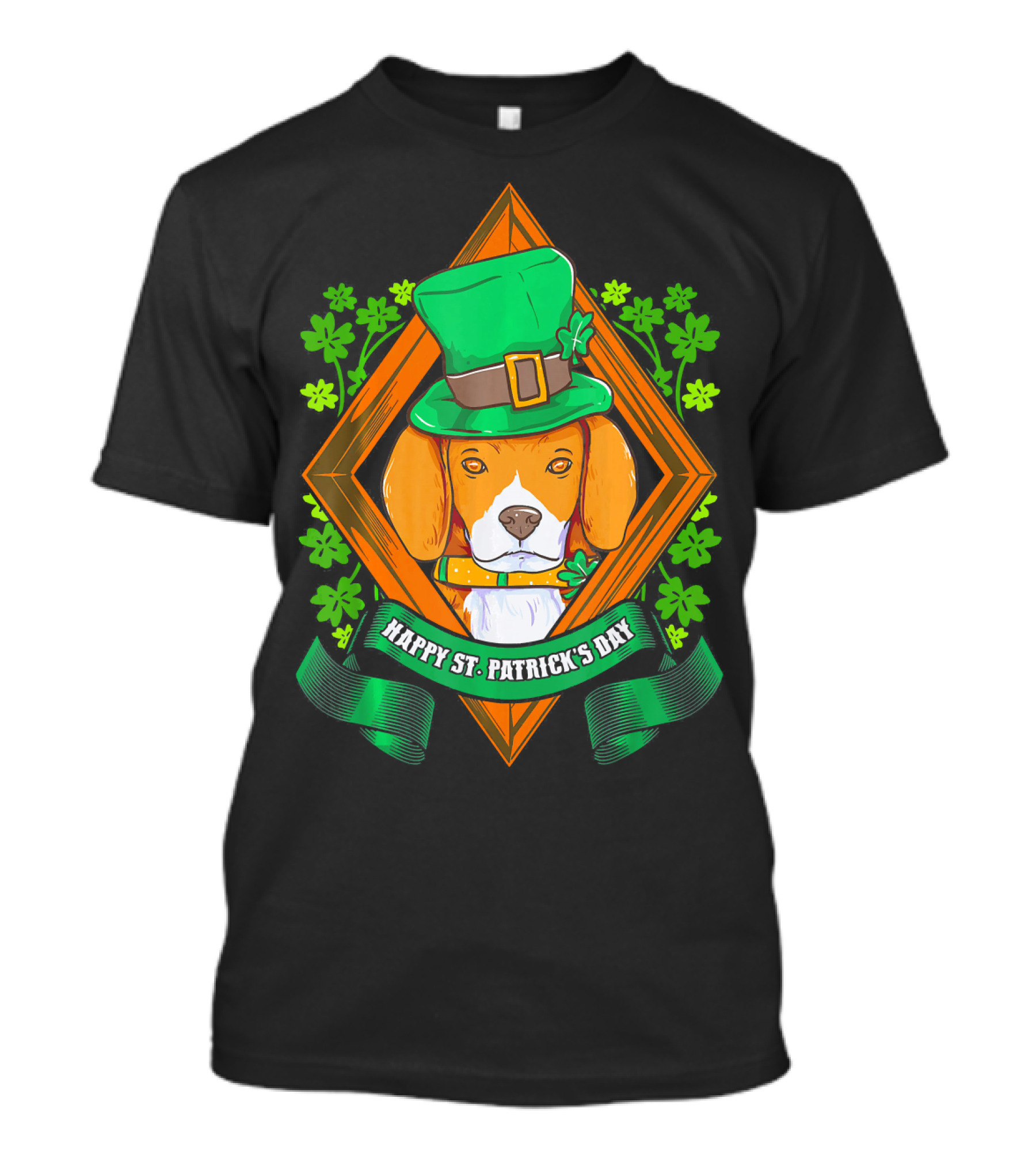 Happy St. Patrick's Day Beagle Leprechaun Fans T-Shirt
