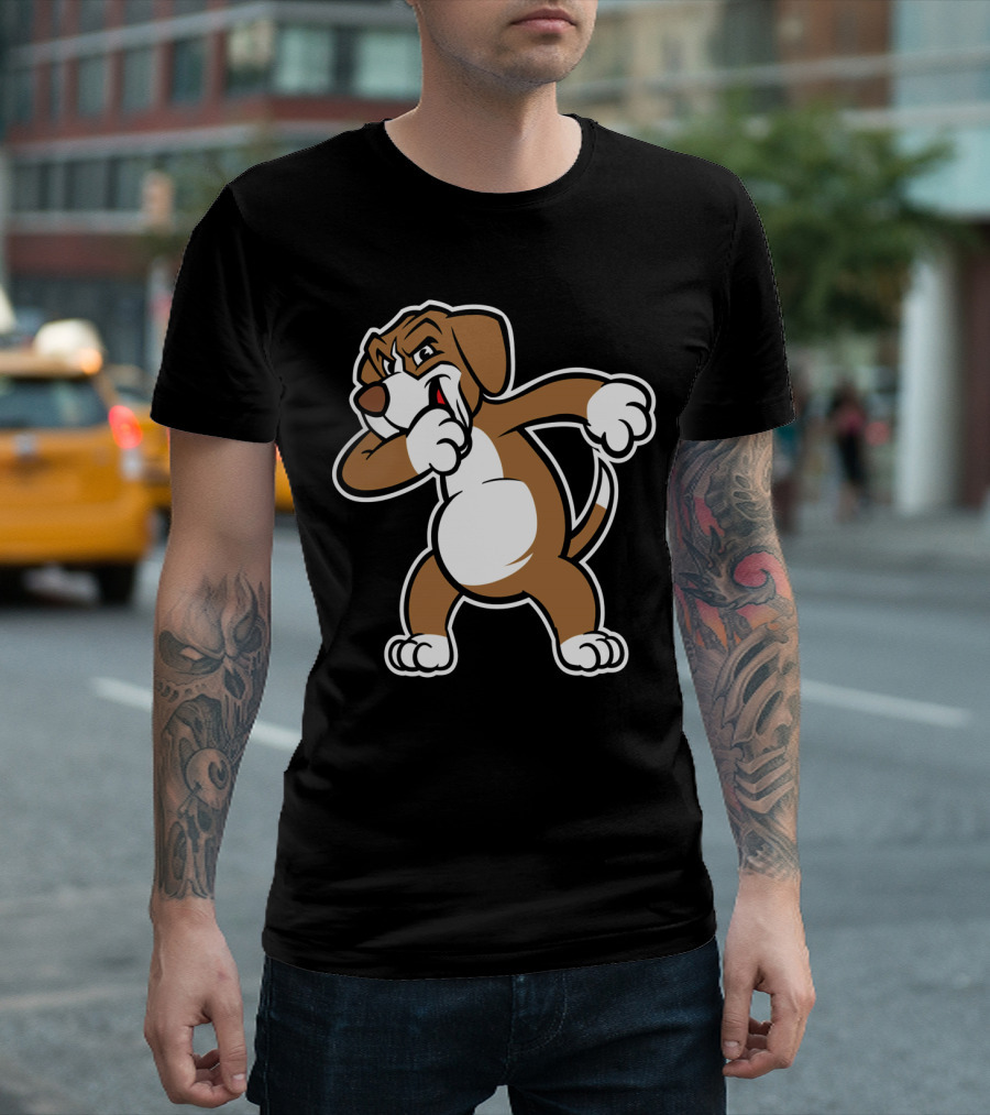 Dabbing Beagle Funny Hip Hop Dog Dab Dan T-Shirt