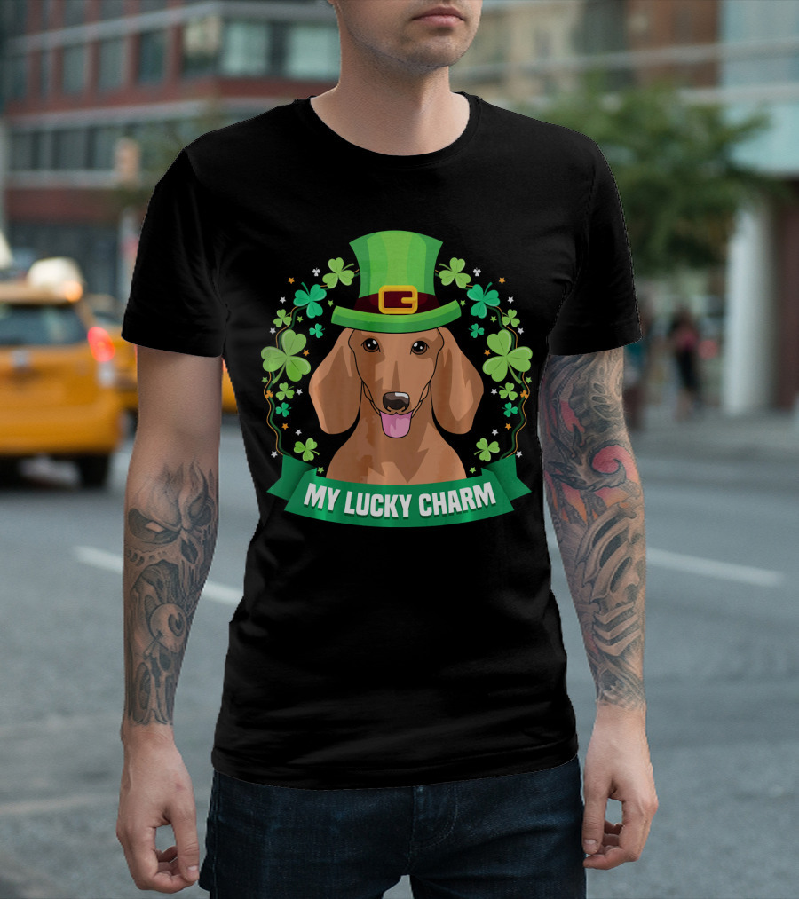 My Lucky Charm Funny Dachshund T-Shirt