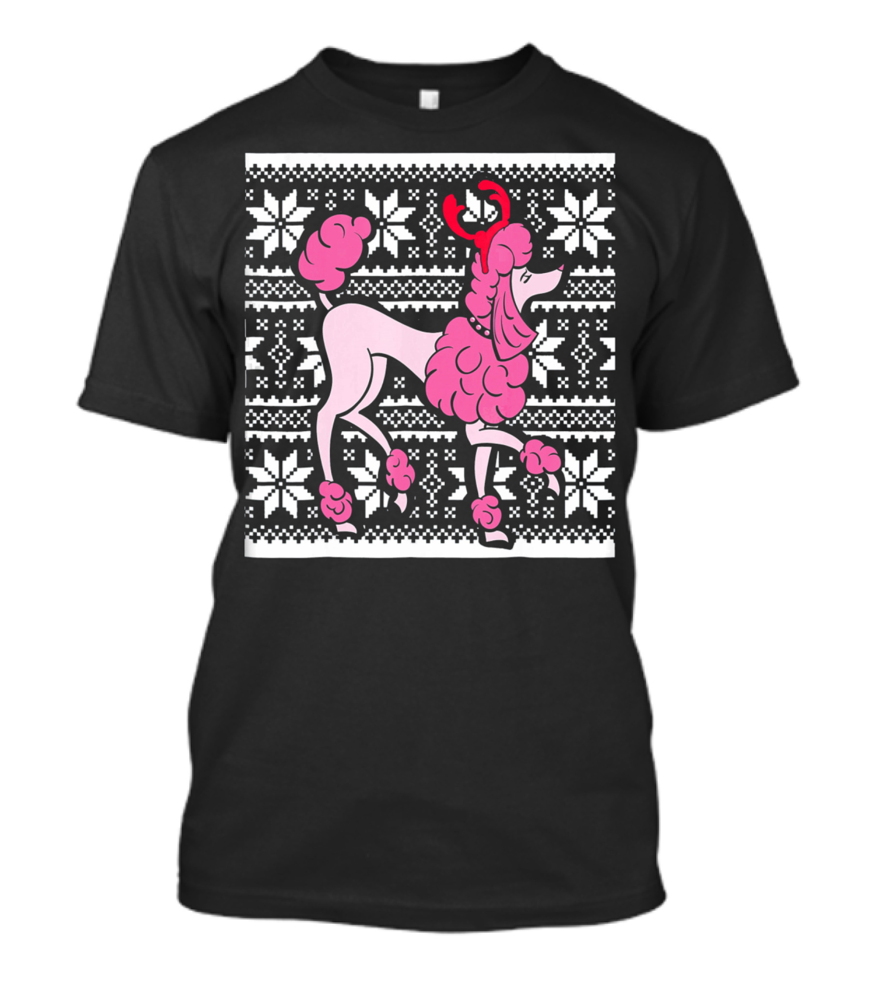 EXCLUSIVE POODLE DOG UGLY CHRISTMAS T-Shirt