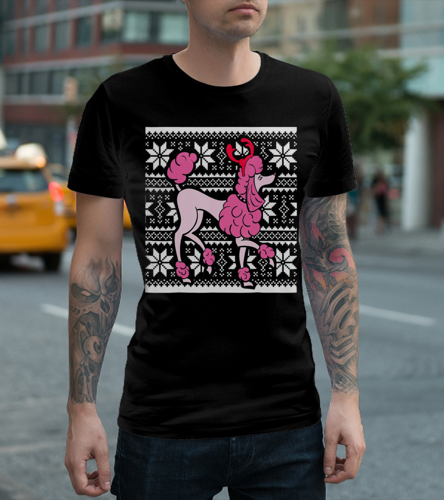 EXCLUSIVE POODLE DOG UGLY CHRISTMAS T-Shirt