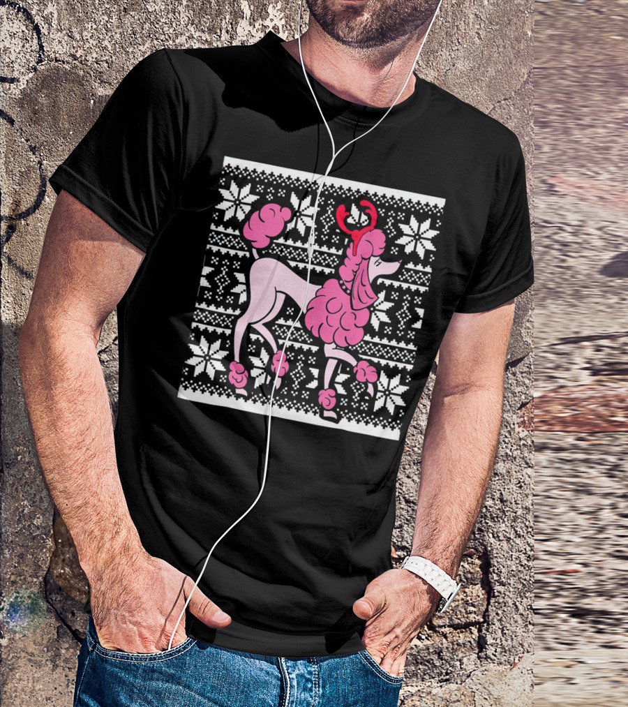EXCLUSIVE POODLE DOG UGLY CHRISTMAS T-Shirt