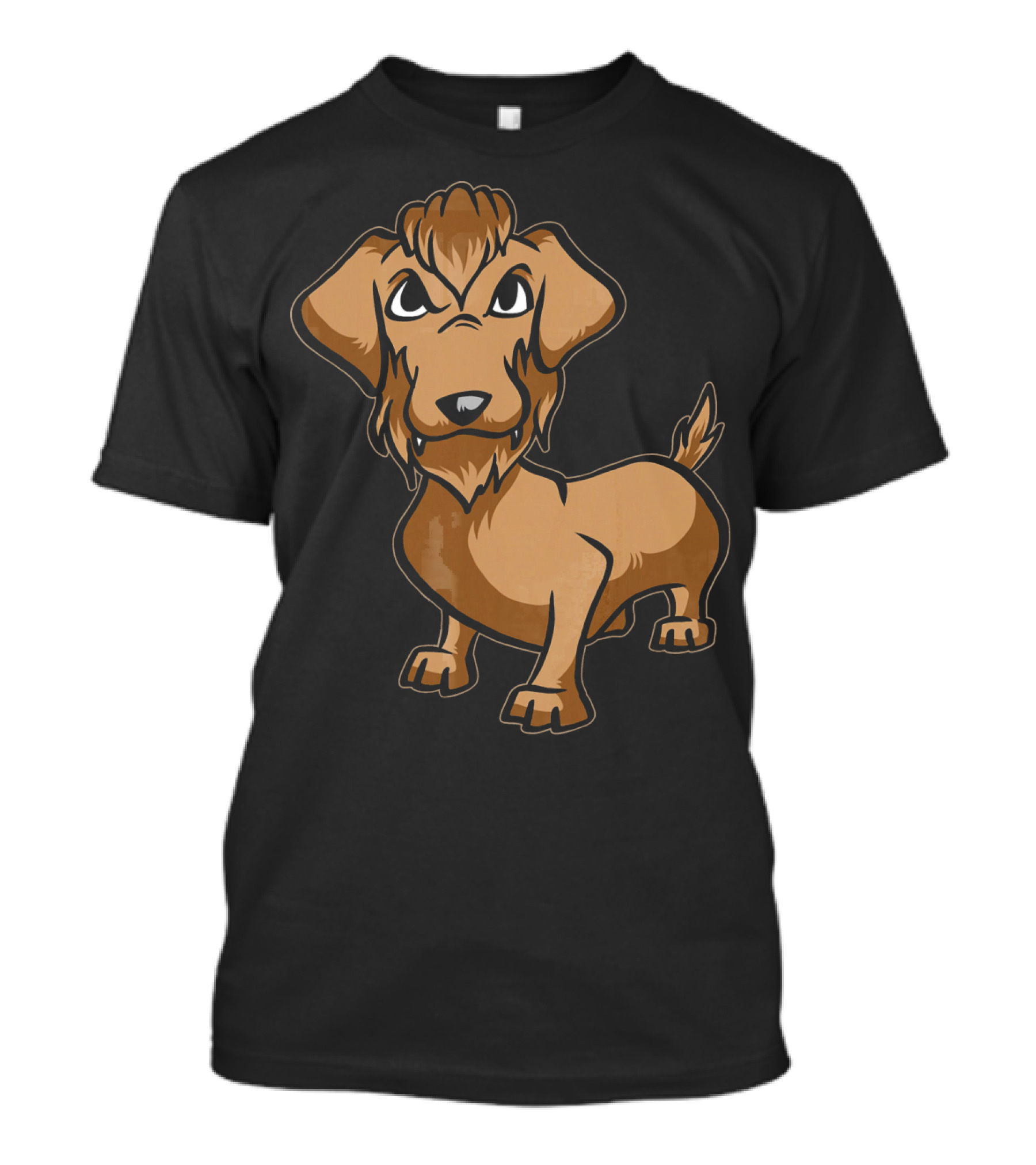 Dachshund In Funny Werewolf Transformation T-Shirt