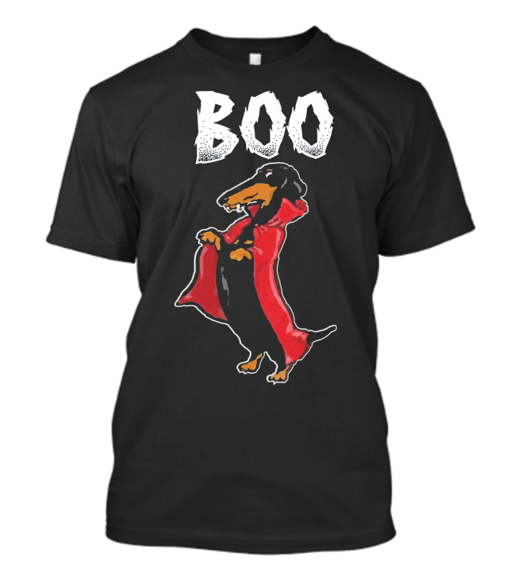 BOO Dachshund Dracula Costume T-Shirt
