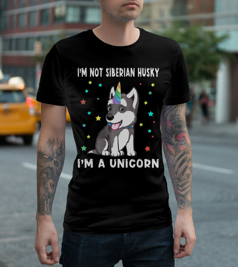 I'm Not Siberian Husky I'm A Unicorn T-Shirt