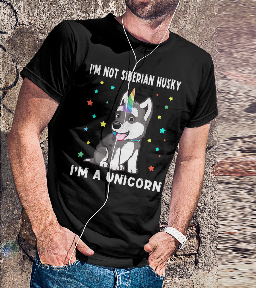 I'm Not Siberian Husky I'm A Unicorn T-Shirt