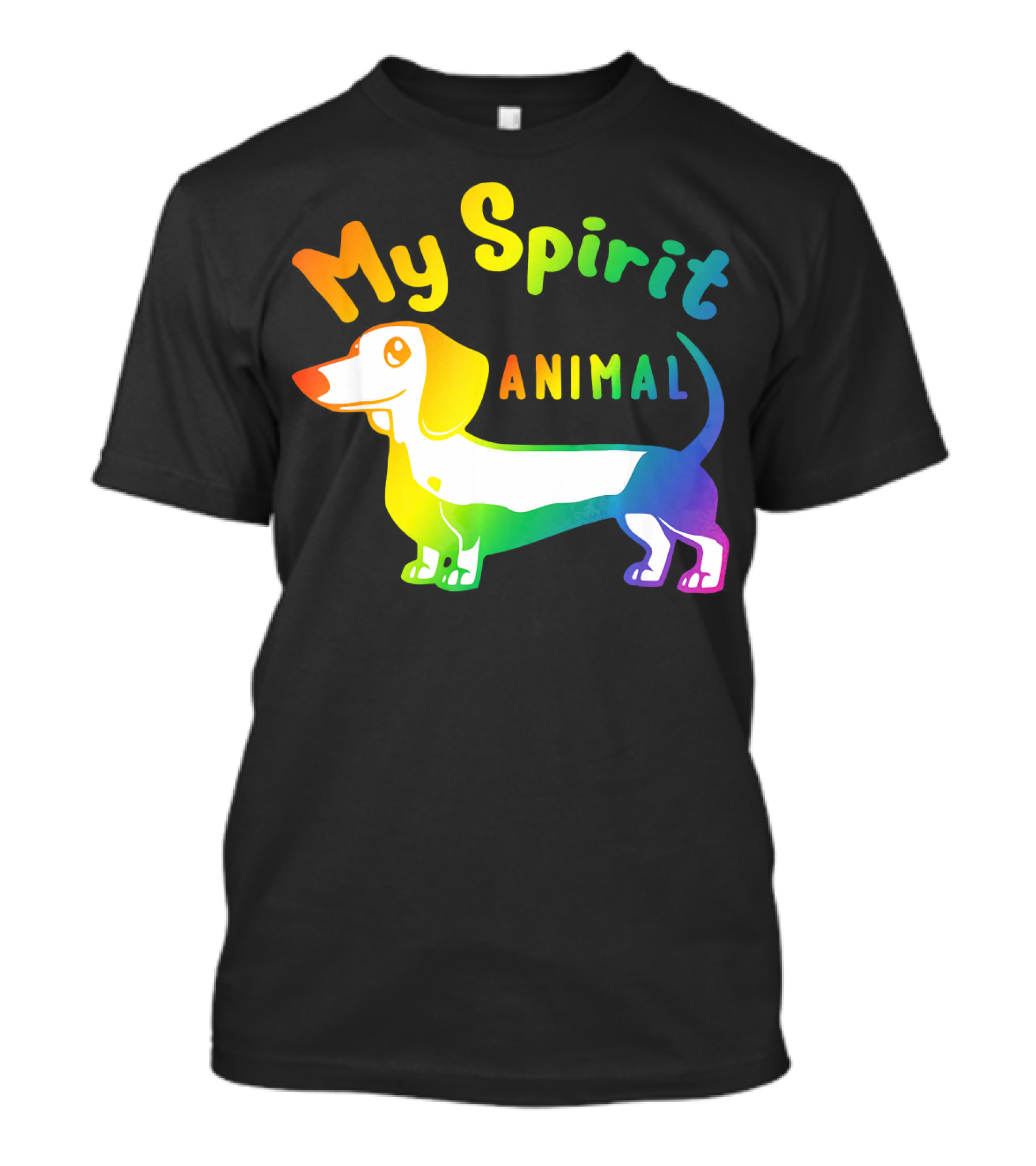 My Spirit Animal Dachshund Wiener Dog Novelty T-Shirt